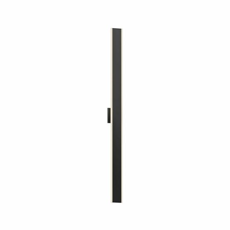 DALS Gemini 48 Inch CCT Rectangular Outdoor LED Wall Sconce, Black SWS48-CC-BK